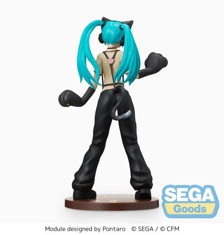 SEGA SPM FIGURE HATSUNE MIKU (KITTY CAT) - HATSUNE MIKU PROJECT DIVA