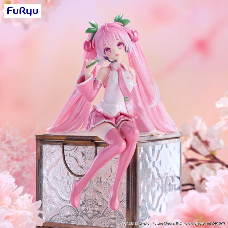 FURYU NOODLE STOPPER FIGURE MIKU SAKURA (2024 PEARL COLOR VER.)