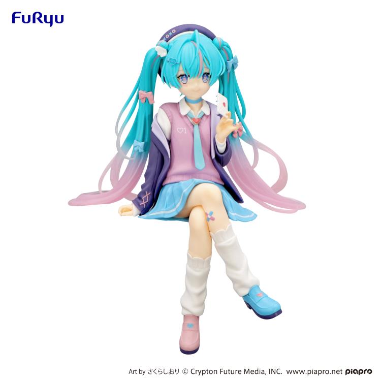 FURYU NOODLE STOPPER FIGURE HATSUNE MIKU (LOVE BLAZER NAVY COLOR VER.)