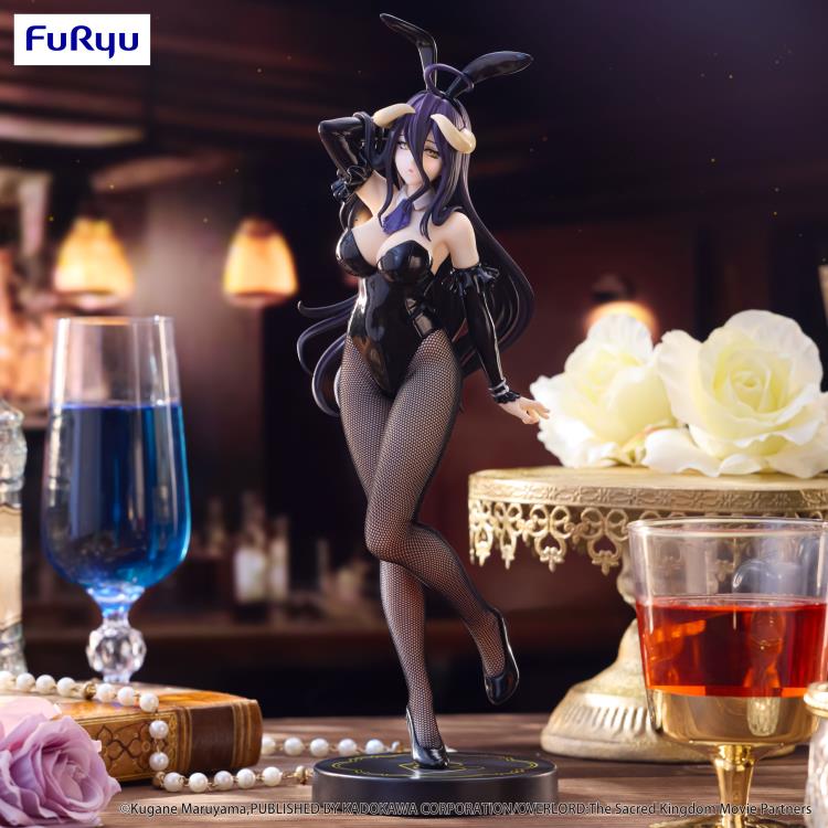 FURYU BICUTE BUNNIES FIGURE ALBEDO (BLACK COLOR VER.) - OVERLORD