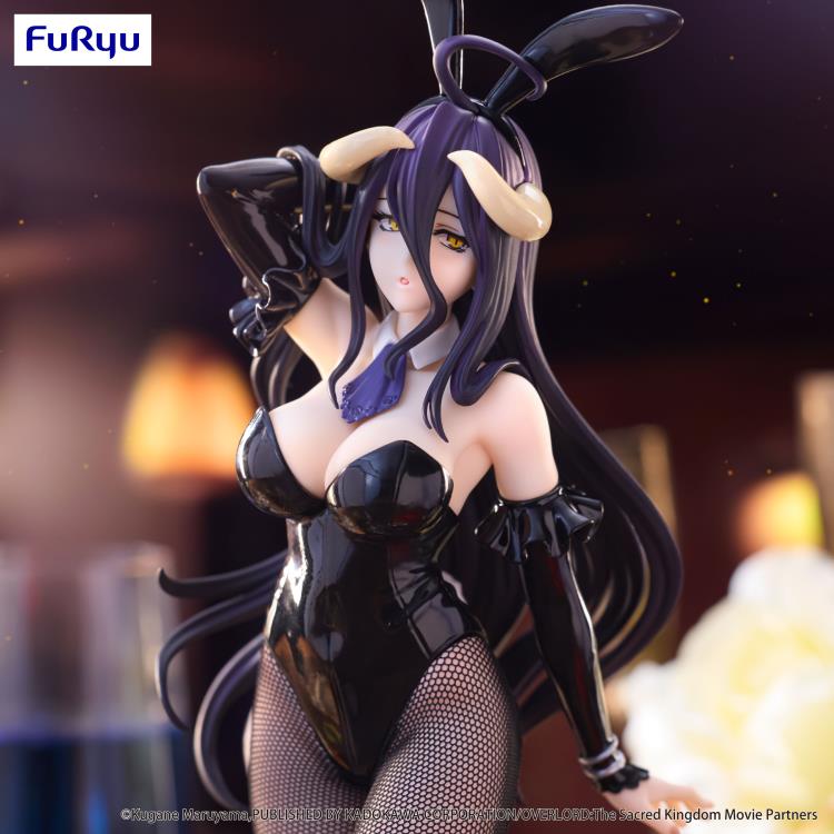 FURYU BICUTE BUNNIES FIGURE ALBEDO (BLACK COLOR VER.) - OVERLORD