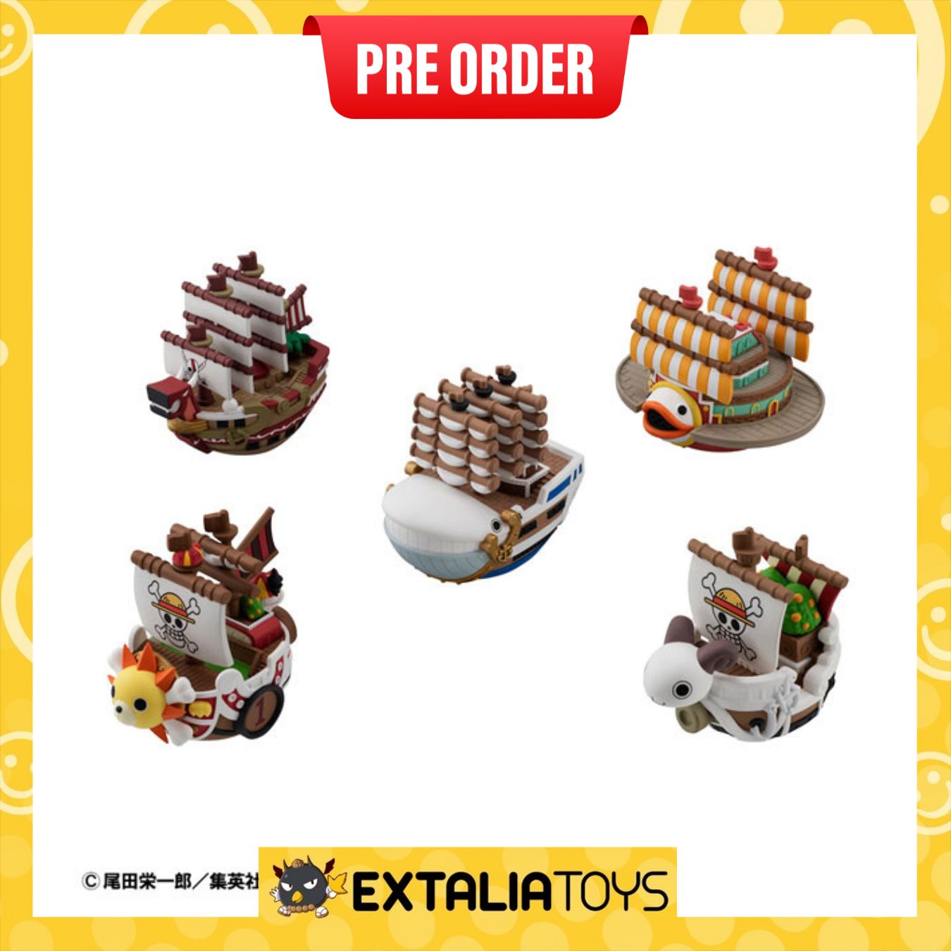 [PO] MEGAHOUSE Yuracolle series ONE PIECE GRAND LINE collection（Repeat） PERBOX6PCS