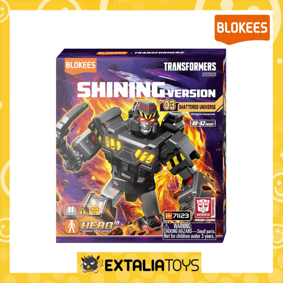 Blokees Figures - Transformers （Luminous Eyes & Chest -Shining Version(SV) 03- Shattered Universe