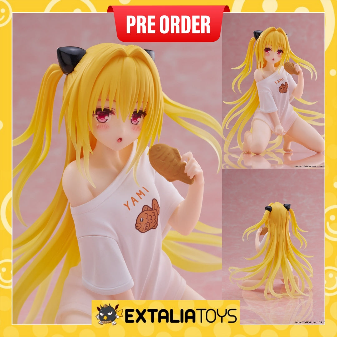 [PO] TAITO To Love-Ru Darkness Desktop Cute Figure - Golden Darkness (Roomwear Ver.)
