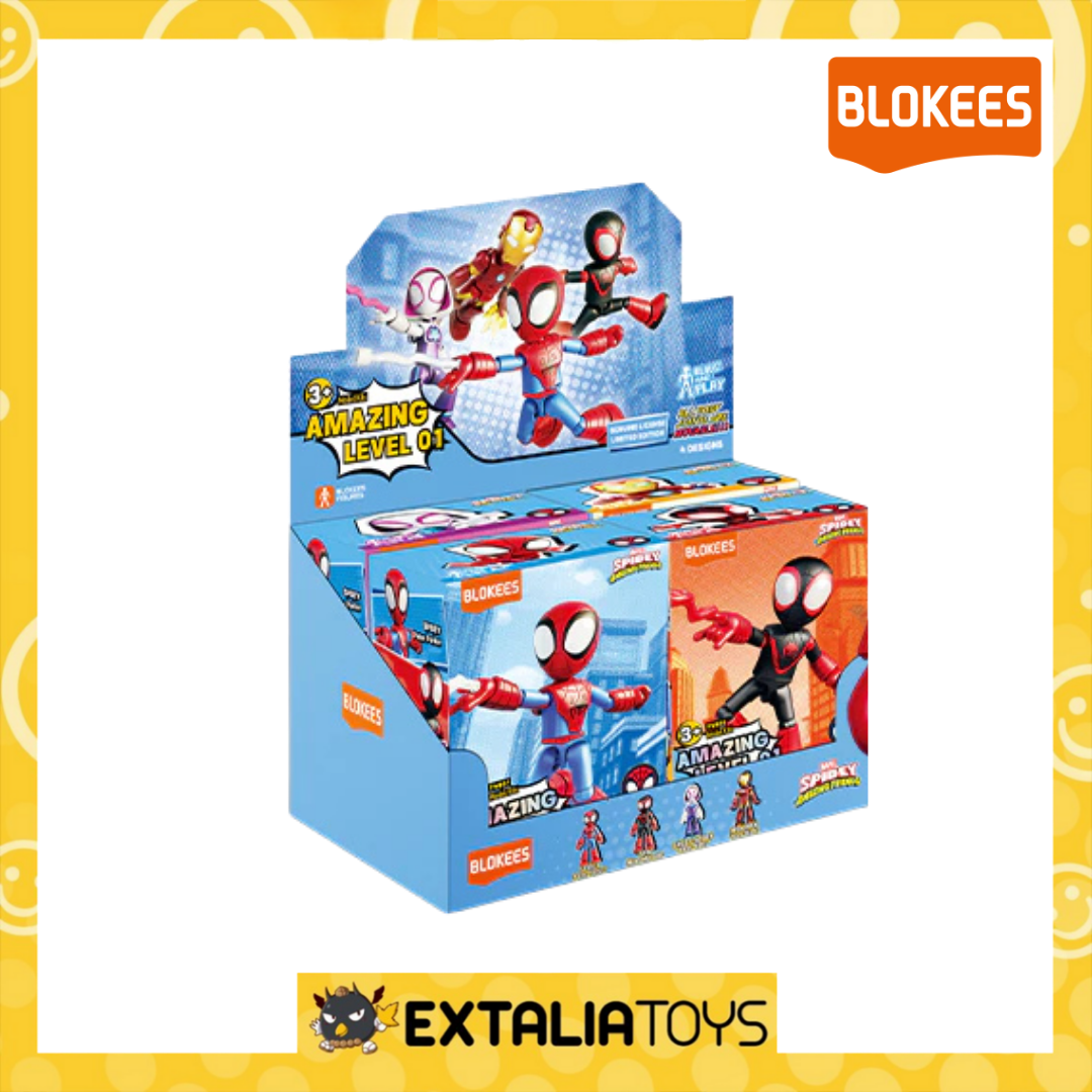 Blokees Figures - Magic Blocks  74802- FPlay AL01 - spider Miles Morales