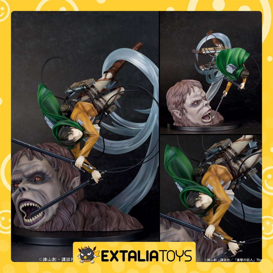 [PO] PROOF PVC FIGURE LEVI VS BEAST TITAN VER. - ATTACK ON TITAN