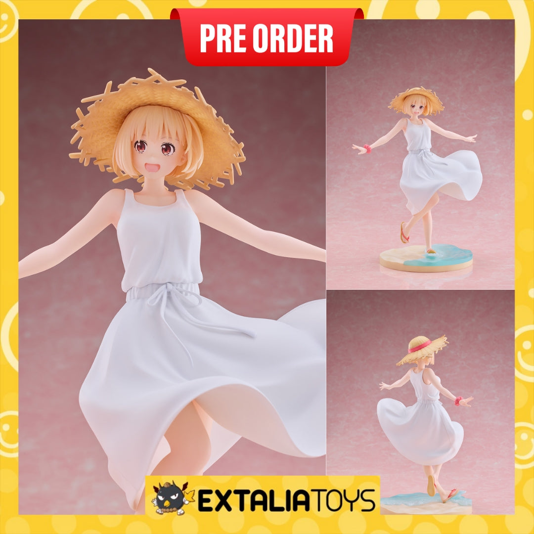 [PO] BELLFINE PVC 1/7 FIGURE CHISATO NISHIKIGI WHITE DRESS VER - LYCORIS RECOIL