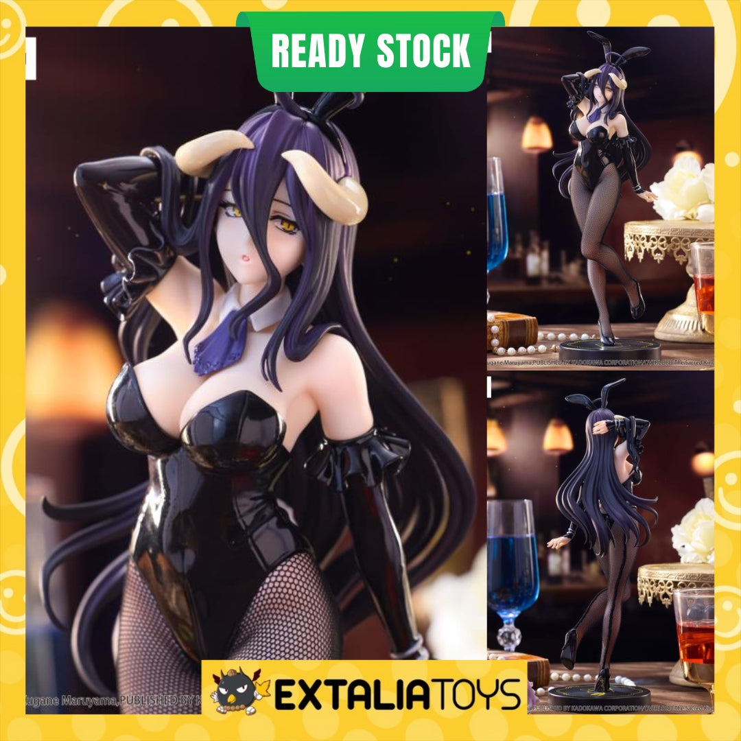 FURYU BICUTE BUNNIES FIGURE ALBEDO (BLACK COLOR VER.) - OVERLORD