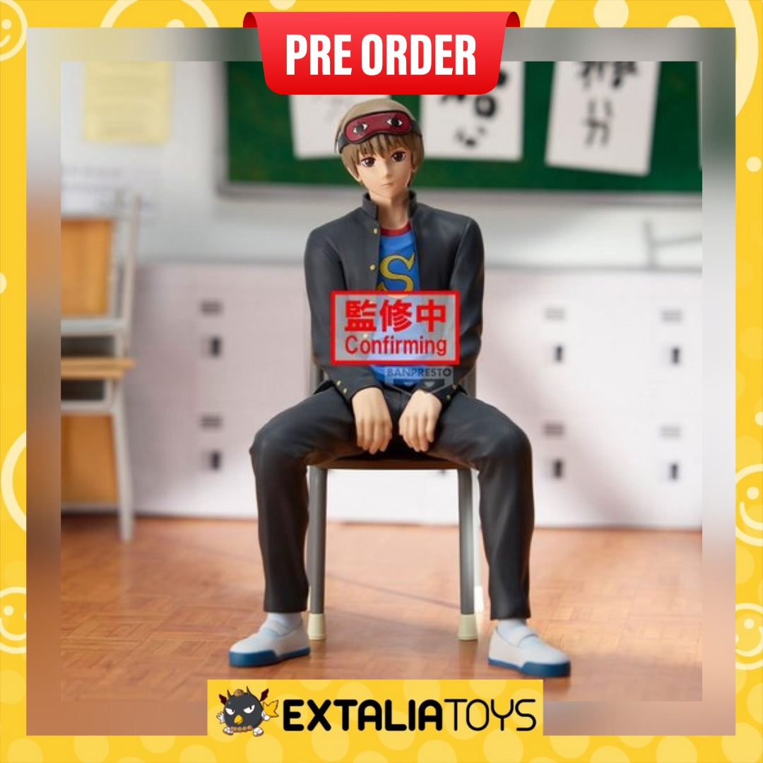 [PO] BANPRESTO GINTAMA - MR.GINPACHI'S ZANY CLASS DESK FIGURE-SOGO OKITA-
