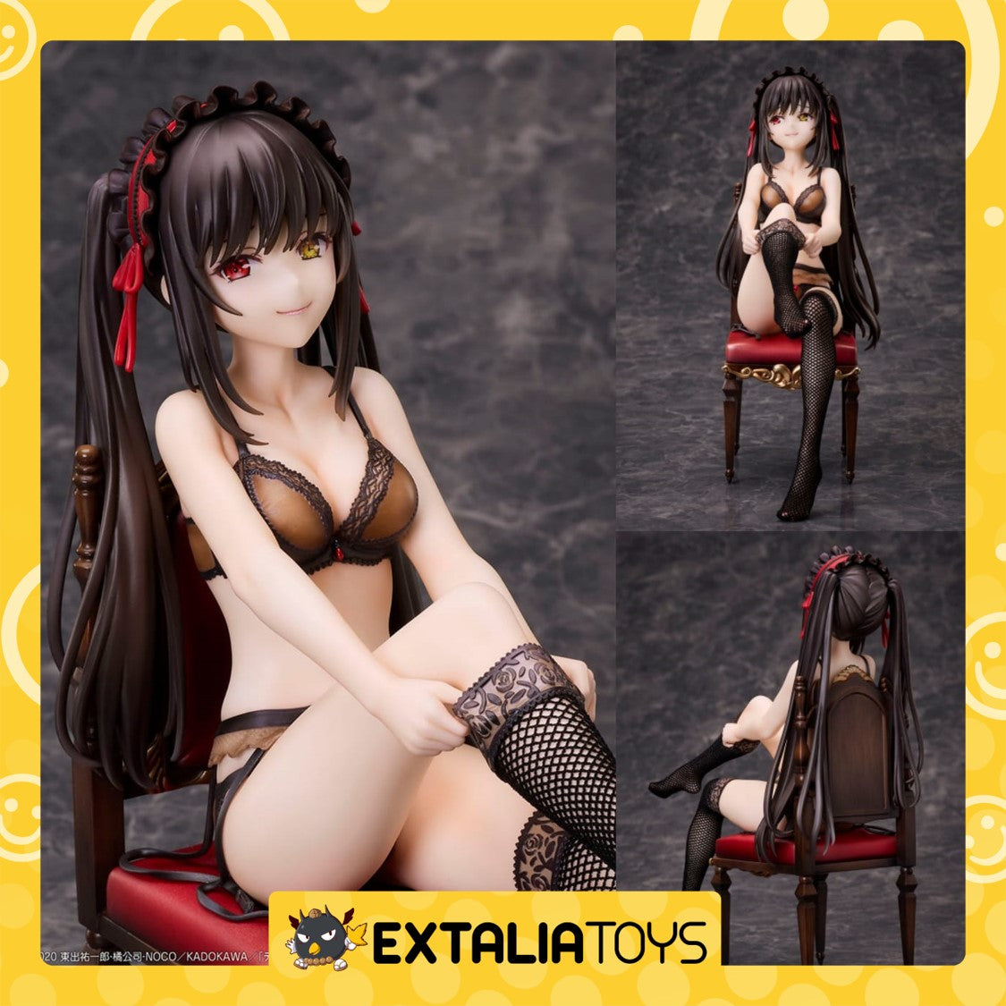 [PO] DESIGN COCO PVC 1/7 FIGURE Date A Bullet Kurumi Tokisaki & White Queen