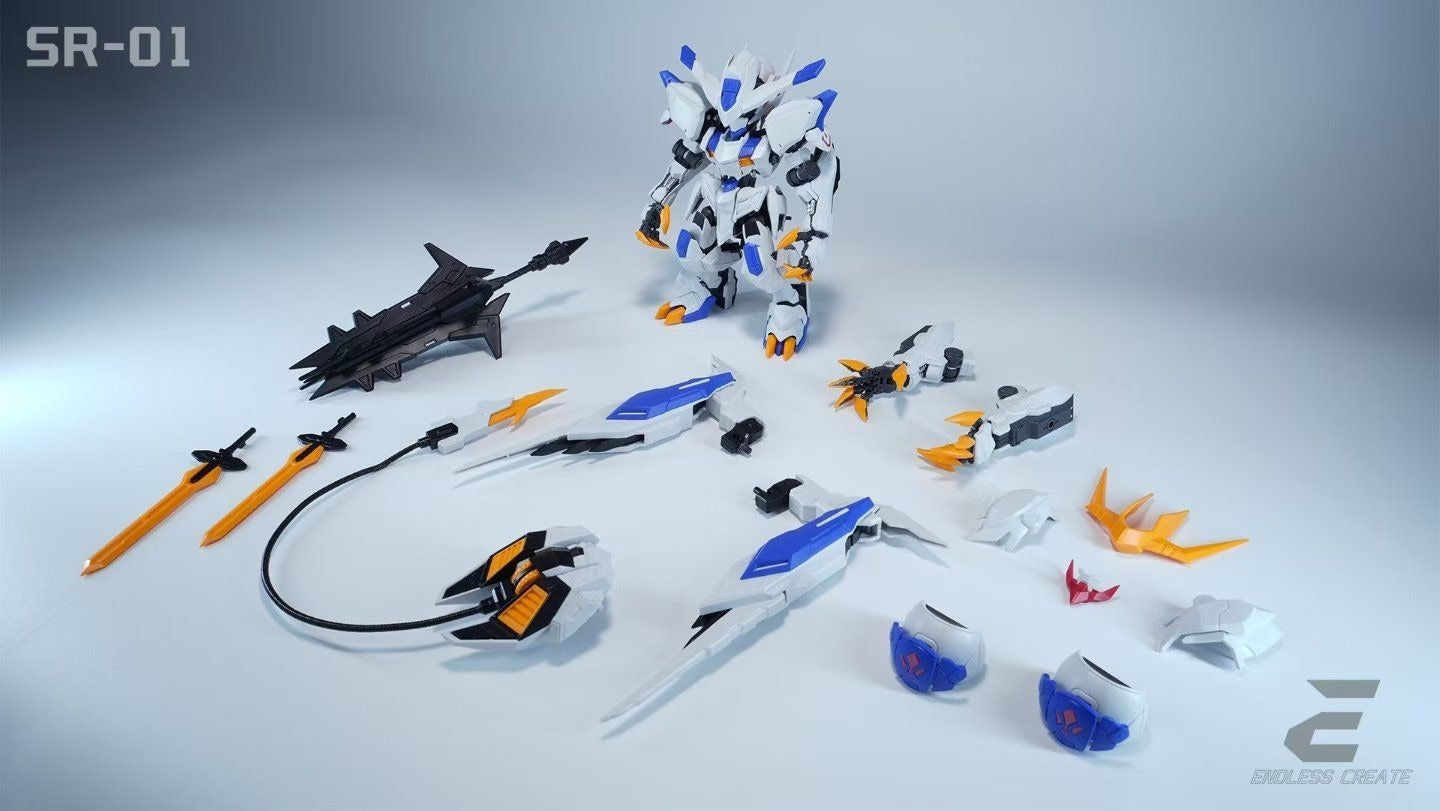 Endless Create EC Model Shura Path Series First Release SR-01 White Oni (BYAKI) Model Kit