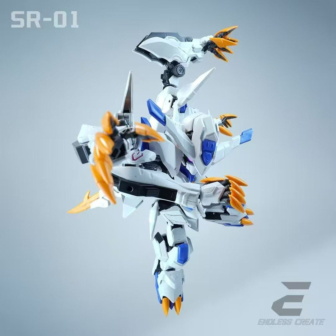 Endless Create EC Model Shura Path Series First Release SR-01 White Oni (BYAKI) Model Kit