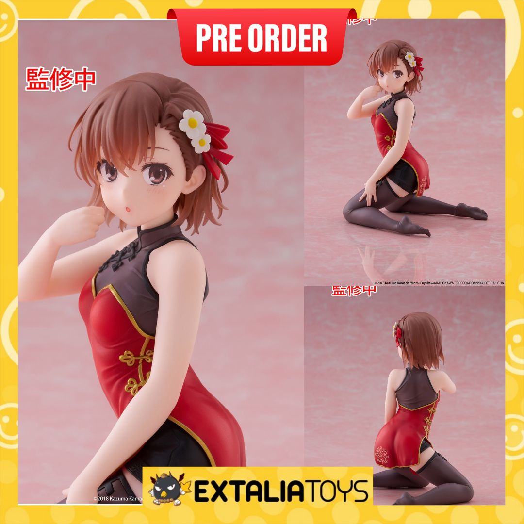[PO] TAITO A Certain Scientific Railgun Desktop Cute Figure - Mikoto Misaka (Chinese Dress Ver.)