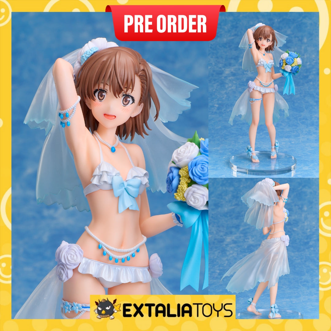 [PO] PVC 1/7 FIGURE A Certain Scientific Railgun T Mikoto Misaka Wedding swim Swimsuit Ver.