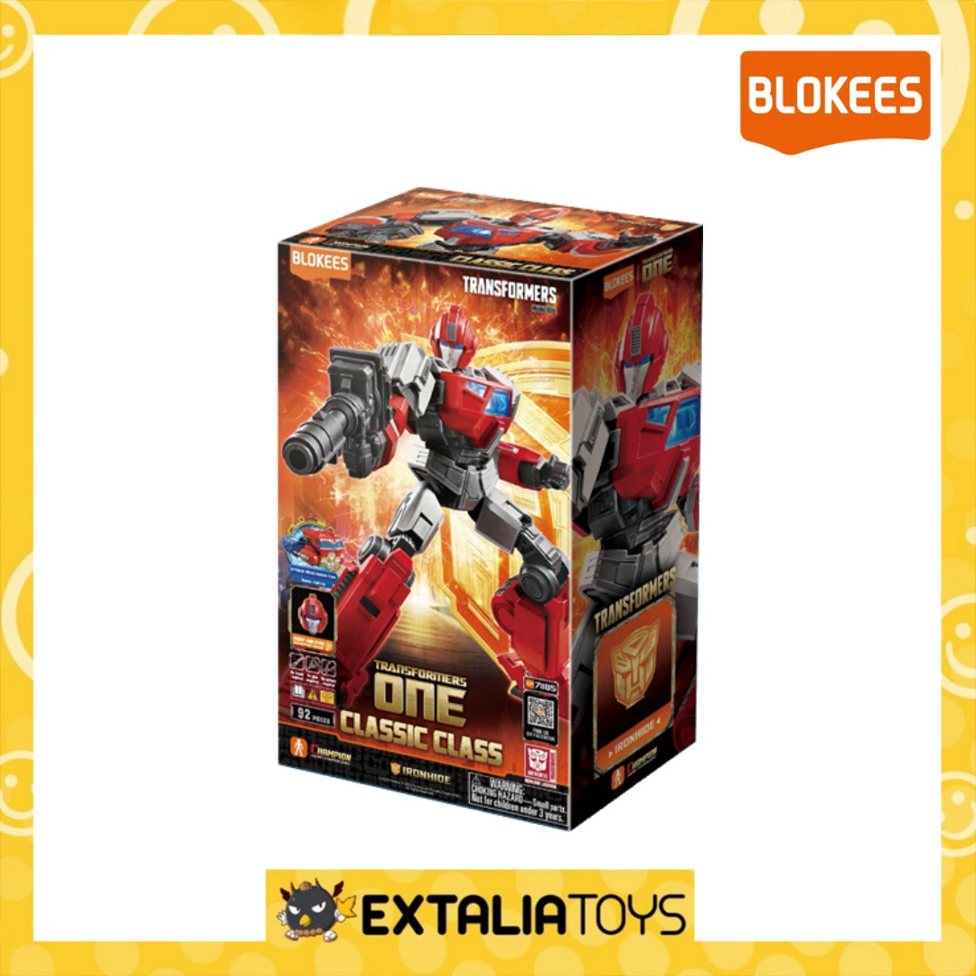 Blokees Figures - Transformers (Model Kit)  - Classic Class(CC) 19-Movie8 IRONHIOE  （Luminous Eyes & Chest）