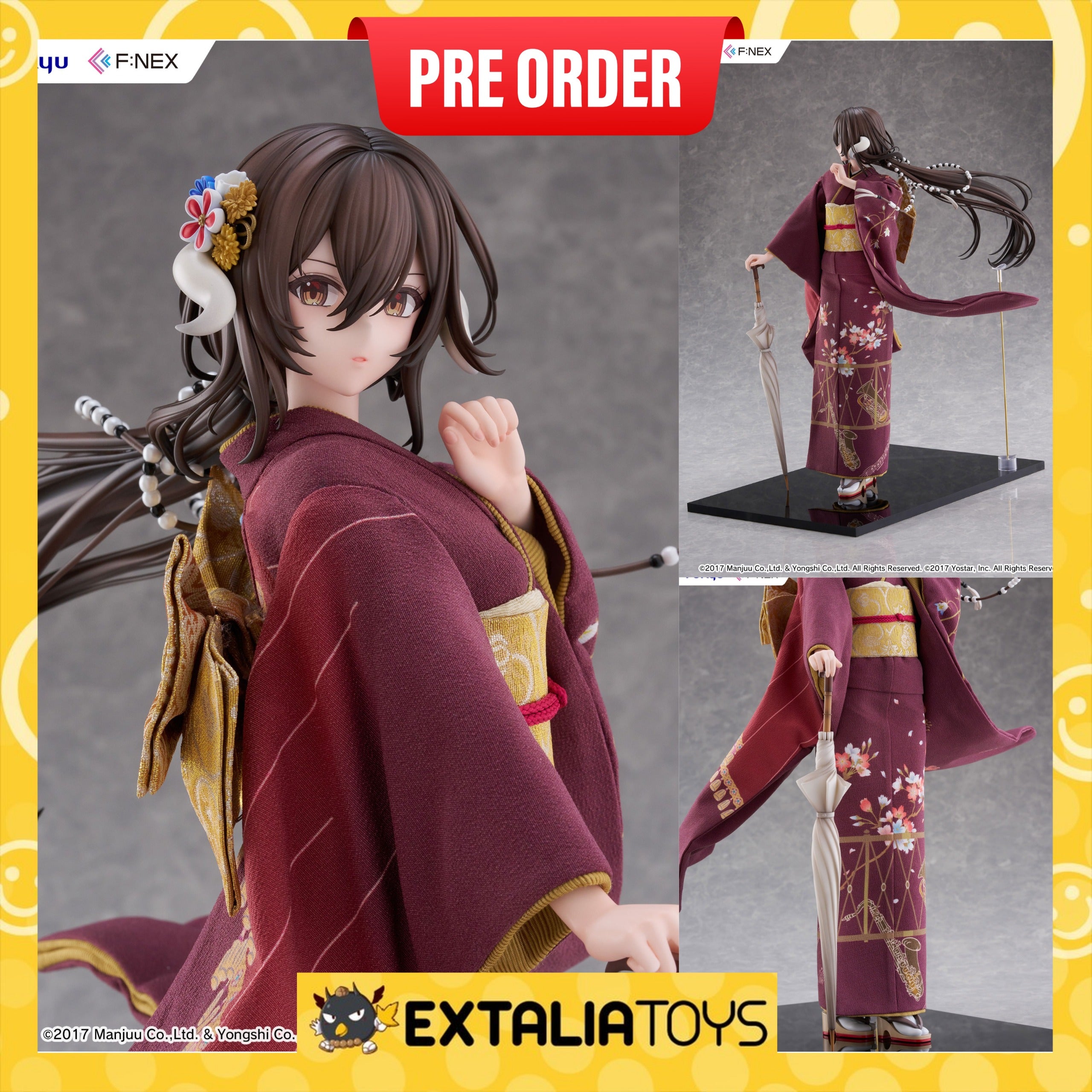 [PO] FURYU Mikasa blue flower komachi ver -Japanese Doll- 1/4 Scale Figure - Azur Lane