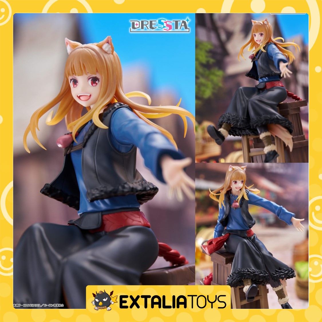 [PO] TAITO Spice and Wolf: MERCHANT MEETS THE WISE WOLF DRESSTA Statue Figure - Holo