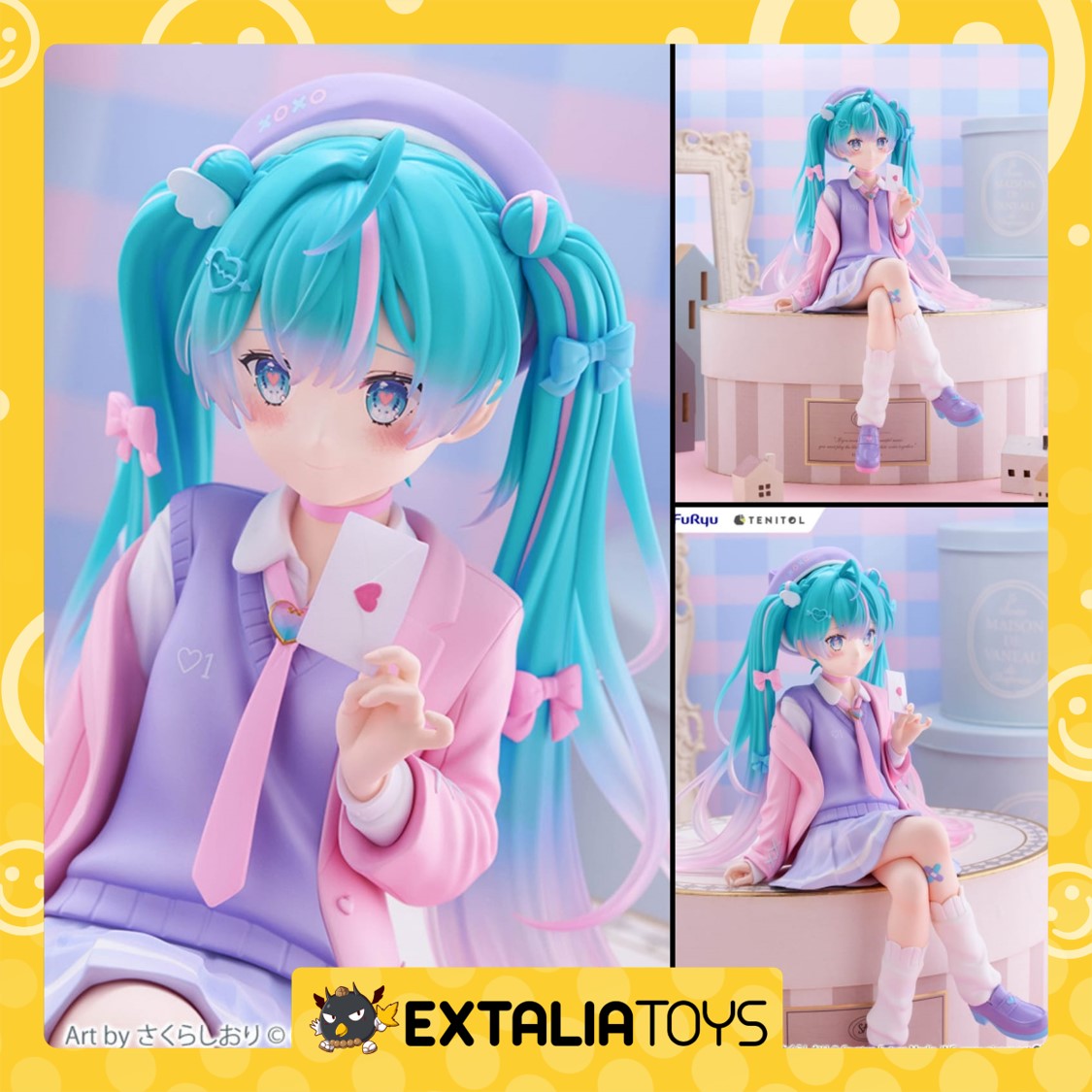 [PO] FURYU TENITOL BIG HATSUNE MIKU NOODLE STOPPER FIGURE : LOVE BLAZER