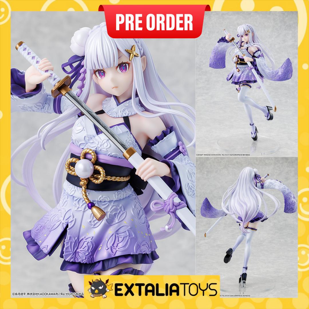[PO] KADOKAWA PVC 1/7 FIGURE EMILIA COMBAT OUTFIT VER. - RE: ZERO