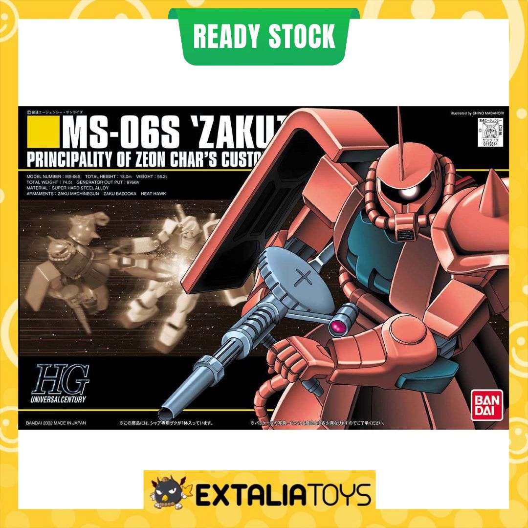 BANDAI HGUC 032 MS-06S ZAKU II