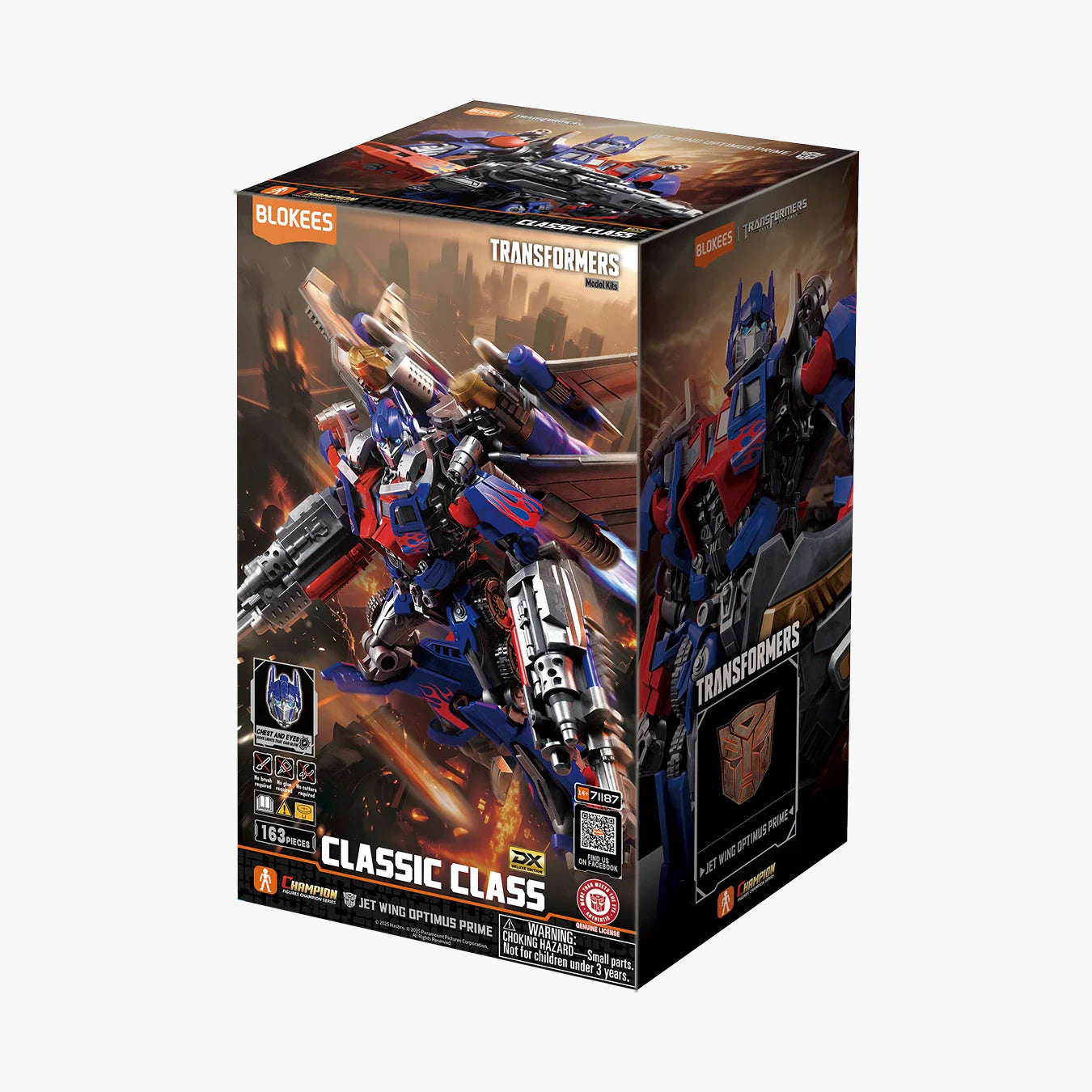 Blokees Figure Transformers CC-DX 21 Movie 3 Jet Wing Optimus Prime