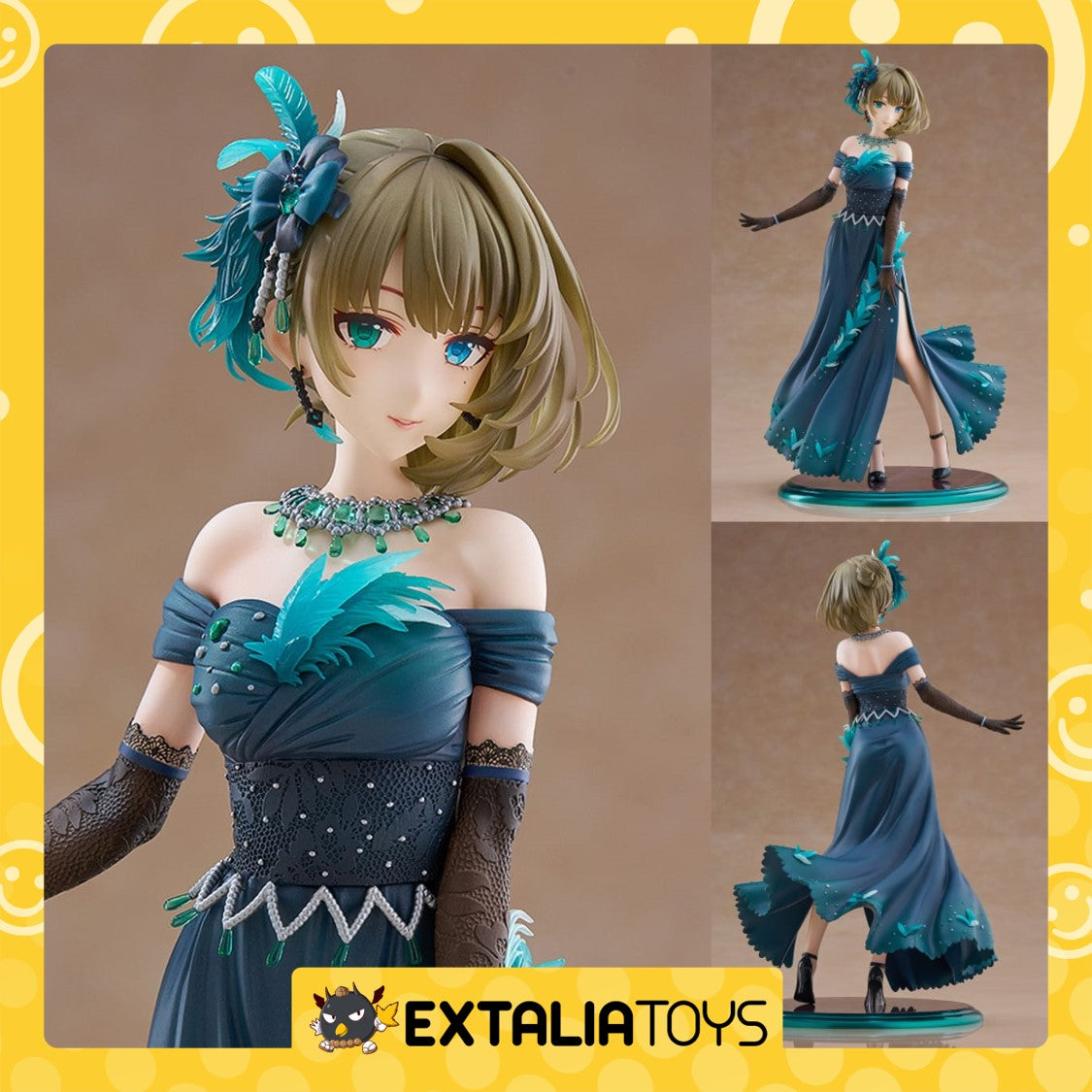 [PO] WAVE PVC 1/7 FIGURE [Pretty Liar] Kaede Takagaki + - THE IDOLM@STER CINDERELLA GIRLS