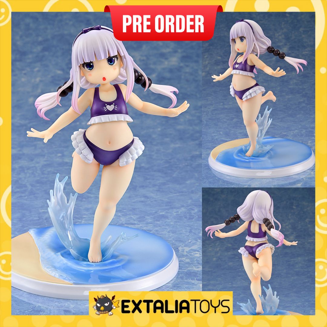 [PO] KAITENDOH PVC 1/6 FIGURE Kanna Kamui: Excited to Wear a Swimsuit at Home Ver. (Purple)