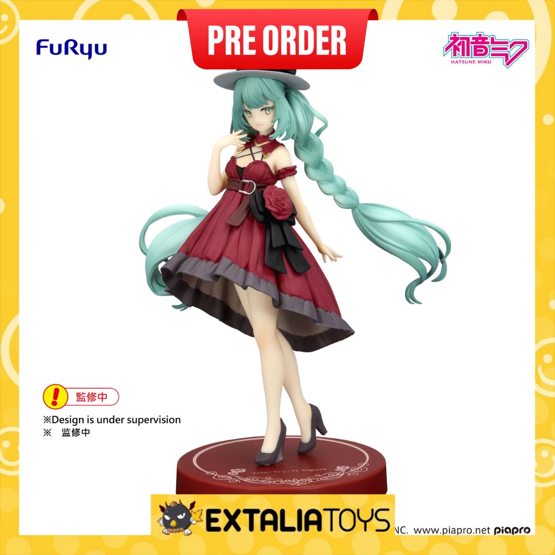 [PO] FURYU Hatsune Miku Trio-Try-iT Figure -Outing Dress Red Color ver.-