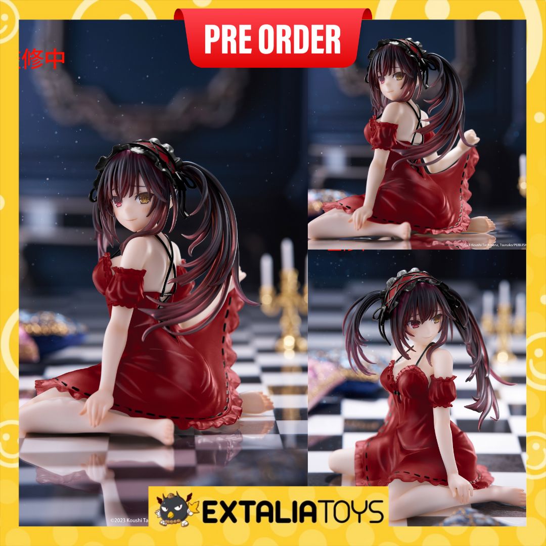 [PO] TAITO Date A Live V Desktop Cute Figure - Kurumi Tokisaki (Nightwear Ver.) Renewal