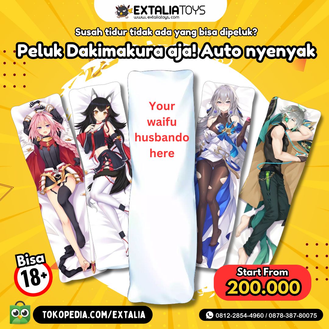 CUSTOM ORDER DAKIMAKURA (COVER ONLY)