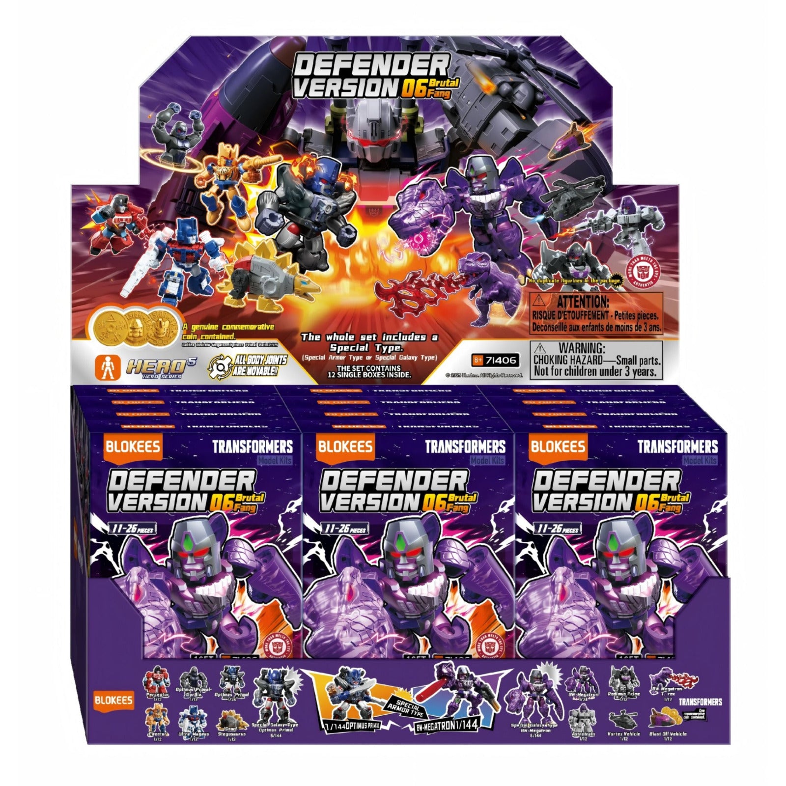 [READY] Blokees Defender Version Transformers DV06 Galaxy Shining (5,5cm) (RERUN)