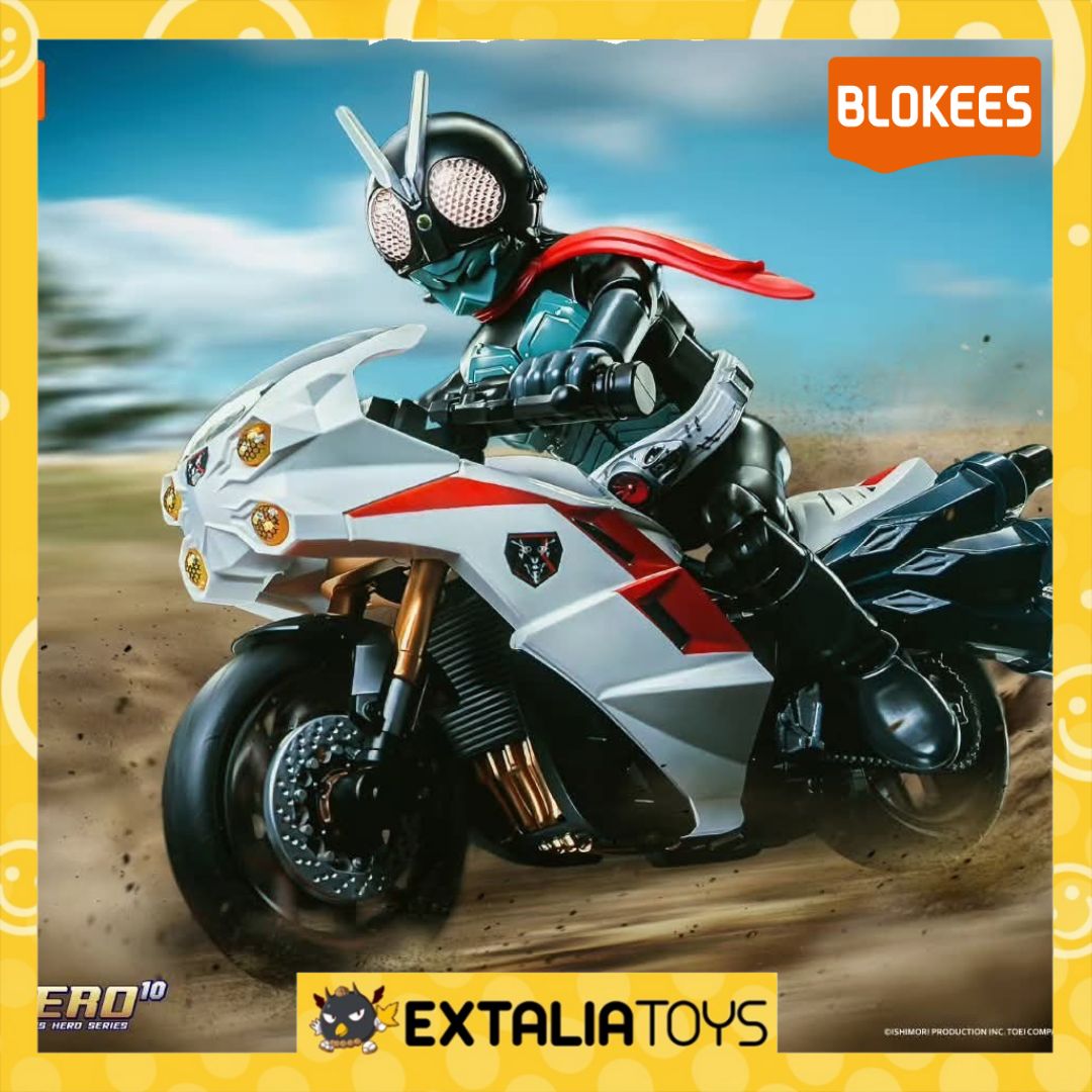 BLOKEES CLASSIC COLLECTION VERSION SHIN KAMEN RIDER (INCLUDE MOTORCYCLE)