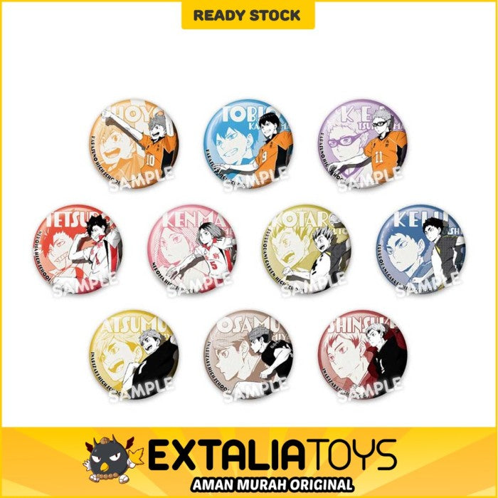 MERCHANDISE Haikyu!! To The Top Jump! Trading Can Badge