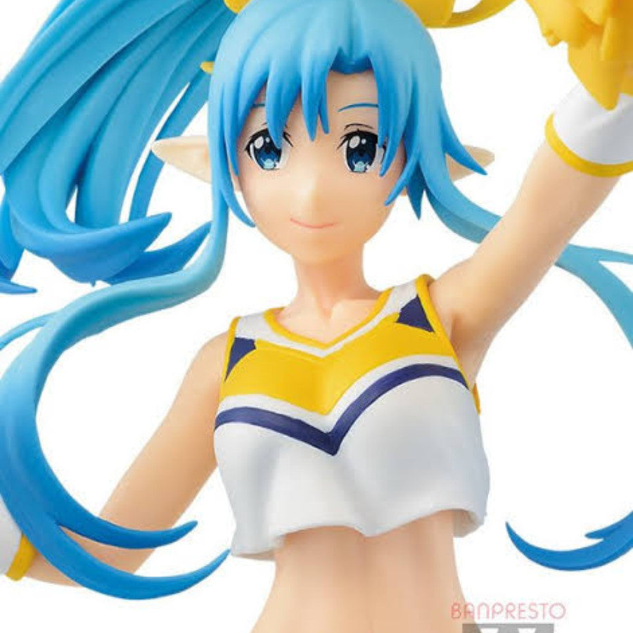 BANPRESTO SWORD ART ONLINE MEMORY DEFRAG - EXQ FIGURE ASUNA CHEERLEADER