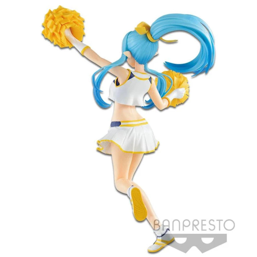 BANPRESTO SWORD ART ONLINE MEMORY DEFRAG - EXQ FIGURE ASUNA CHEERLEADER