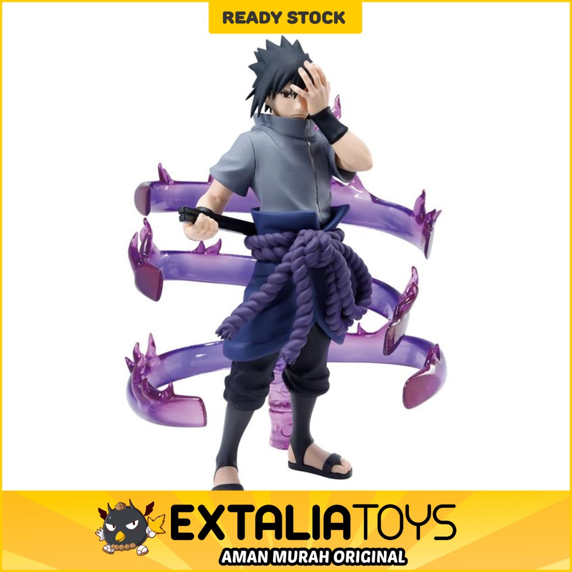 BANPRESTO EFFECTREME FIGURE SASUKE UCHIHA - NARUTO SHIPPUDEN – EXTALIA TOYS