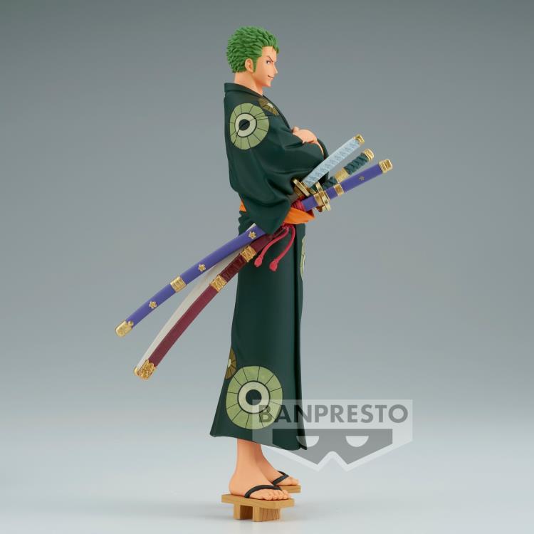 BANPRESTO DXF THE GRANDLINE SERIES WANOKUNI RORONOA ZORO - YUKATA VER - ONE PIECE