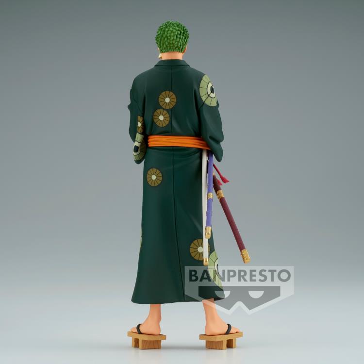 BANPRESTO DXF THE GRANDLINE SERIES WANOKUNI RORONOA ZORO - YUKATA VER - ONE PIECE