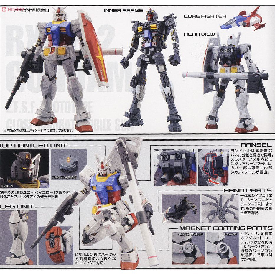 BANDAI MG 1/100 RX-78-2 GUNDAM Ver.3.0