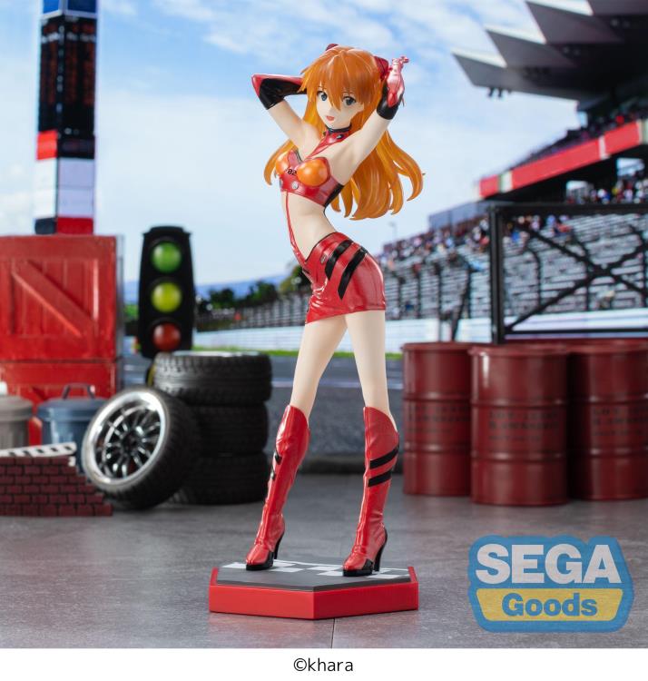 SEGA RACING LUMINASTA FIGURE ASUKA SHIKINAMI LANGLEY (PIT WALK) - EVANGELION