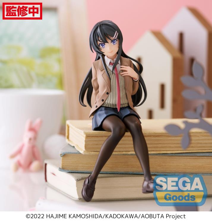 SEGA PREMIUM PERCHING FIGURE SAKURAJIMA MAI RANDOSERU - AOBUTA