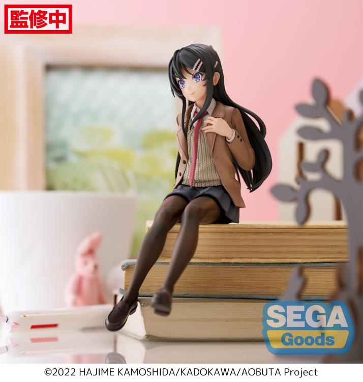 SEGA PREMIUM PERCHING FIGURE SAKURAJIMA MAI RANDOSERU - AOBUTA