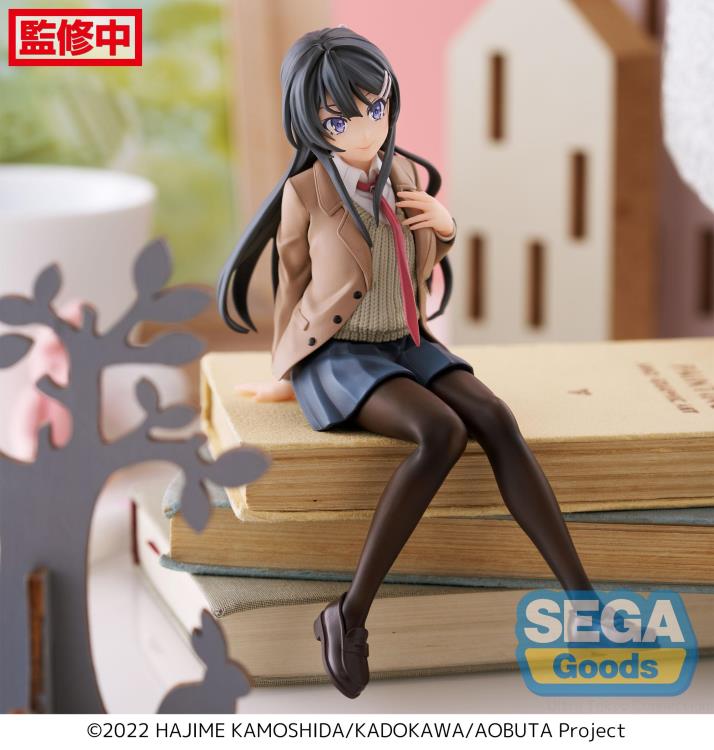 SEGA PREMIUM PERCHING FIGURE SAKURAJIMA MAI RANDOSERU - AOBUTA