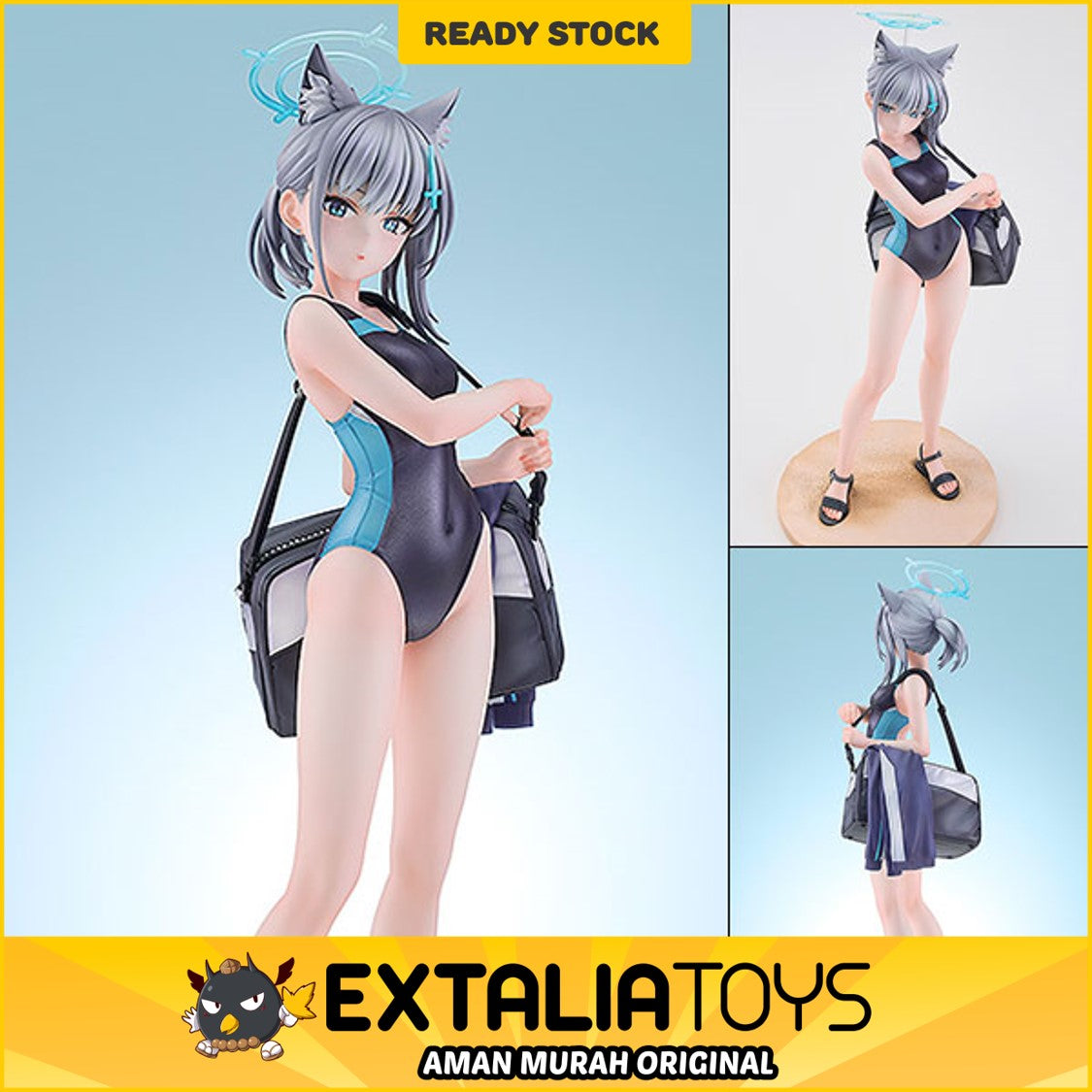 GSC PVC 1/7 FIGURE SHIROKO SUNAOOKAMI (SWIMSUIT) - BLUE ARCHIVE