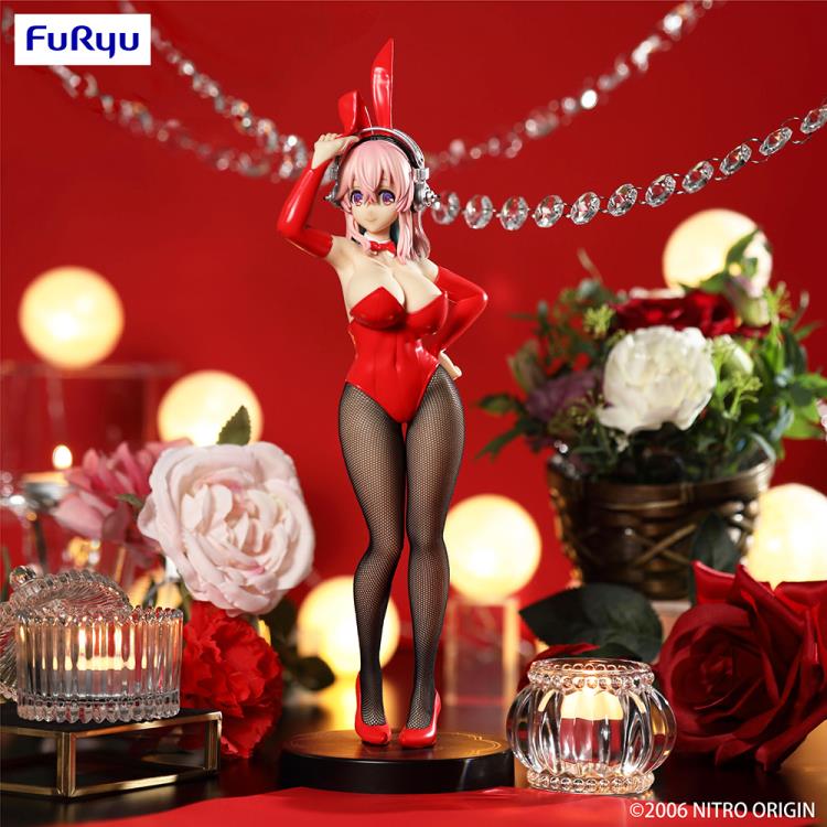 FURYU BICUTE BUNNIES FIGURE SUPER SONICO: RED VER.