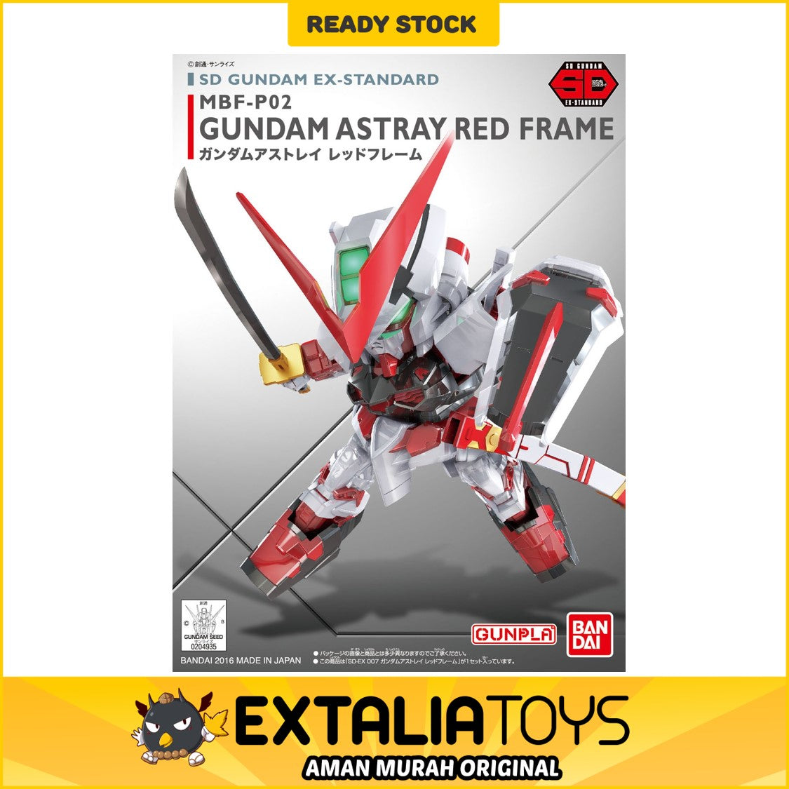 BANDAI SD GUNDAM EX-STANDARD GUNDAM ASTRAY RED FRAME – EXTALIA TOYS