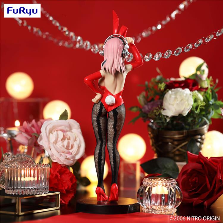 Super Sonico BiCute Bunnies PVC Statue Super Sonico Red Ver. 28 Cm Furyu