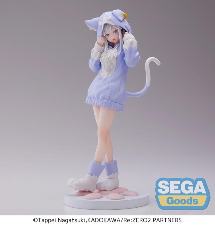 SEGA LUMINASTA FIGURE EMILIA : MOFUMOFU PACK - RE: ZERO