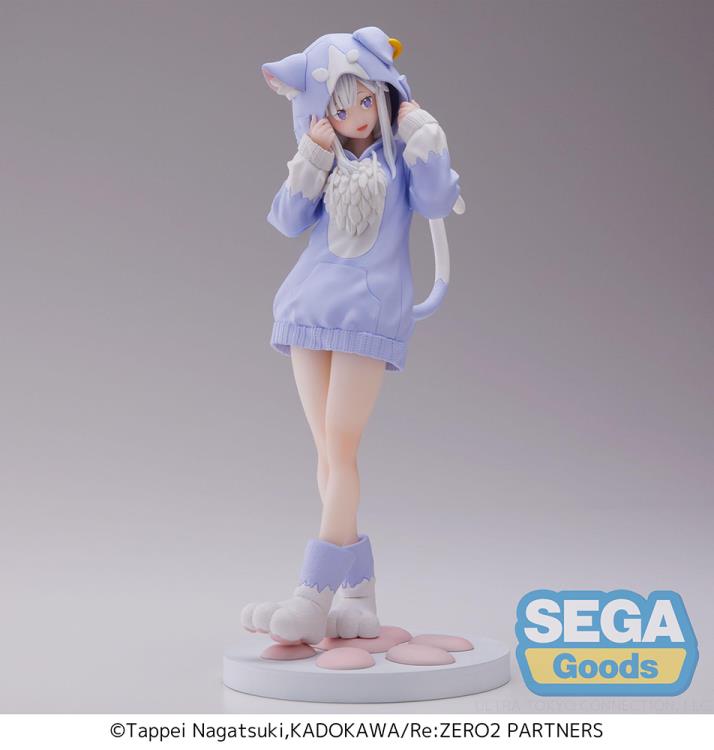 SEGA LUMINASTA FIGURE EMILIA : MOFUMOFU PACK - RE: ZERO