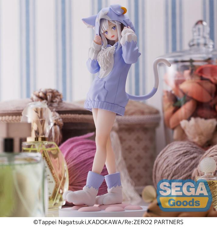 SEGA LUMINASTA FIGURE EMILIA : MOFUMOFU PACK - RE: ZERO